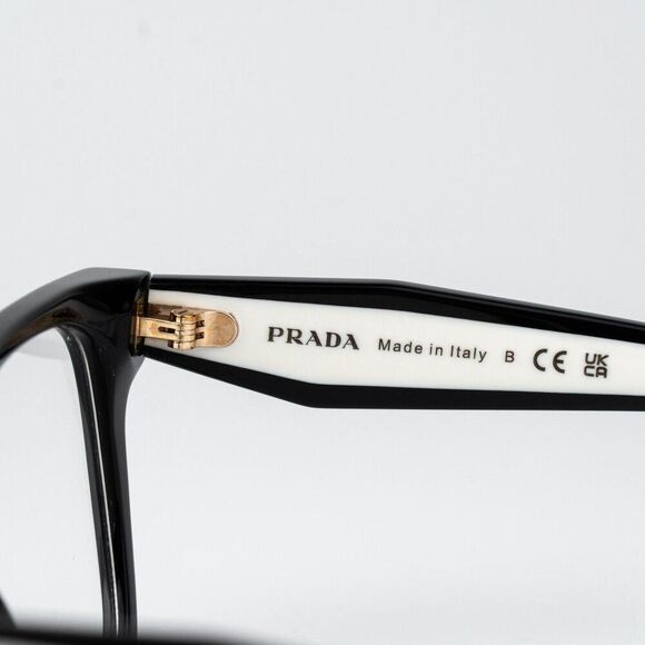 Prada Women Eyeglasses Black Square PRB03V 16K1O1 NEW AUTHENTIC main image 8